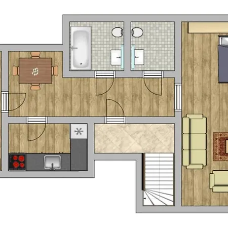 Apartment In Mit Bergblick